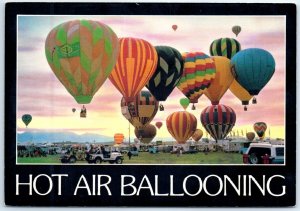 Postcard Hot Air Ballooning Sport Southwest USA North America