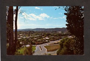 CA Valley view City of Pomona California Postcard Puddingstone State Park