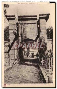 Mont Louis Old Postcard Door of France Prime Drawbridge