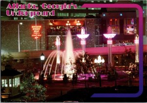 Continental Postcard- Underground Atlanta- Atlanta, Georgia- CE4