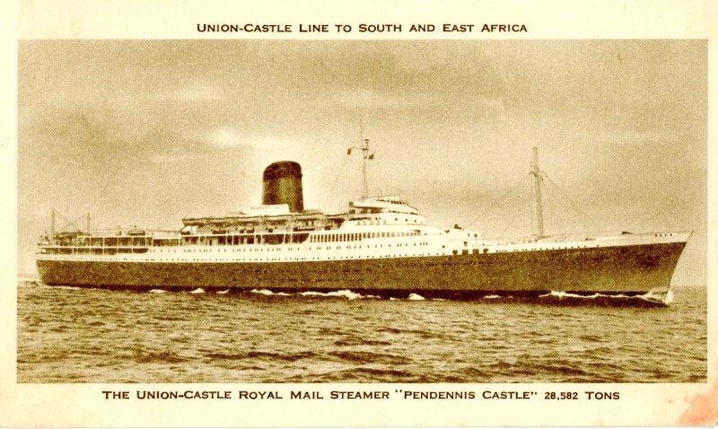 Union-Castle Line - Royal Mail Steamer Pendennis Castle