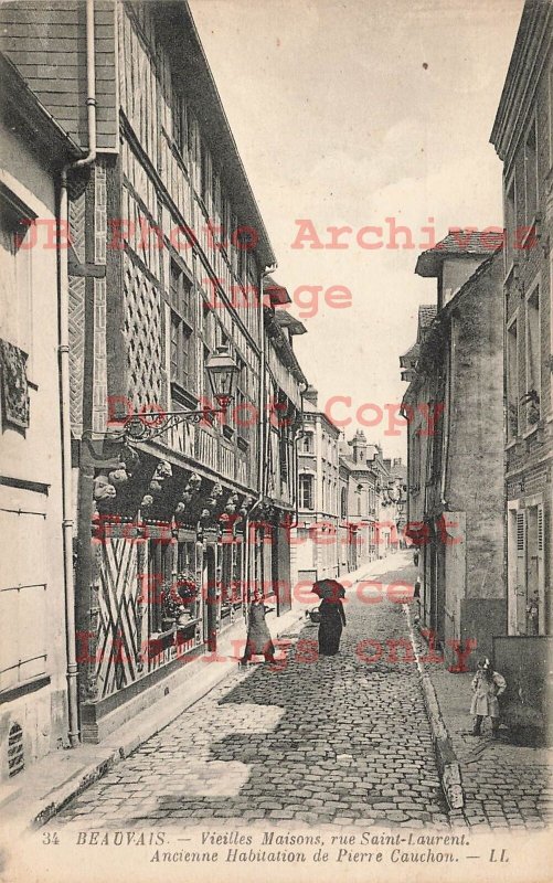France, Beauvais, Vielles Maisons, Rue Saint-Laurent, LL Pub No 34
