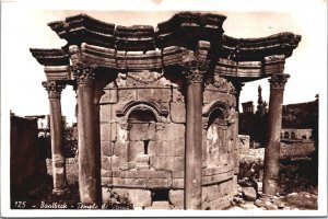 Lebanon Baalbek Venus Temple Vintage Postcard 09.10