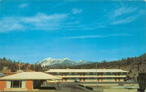 FLAGSTAFF, Arizona AZ   FRONTIER MOTEL~Lester Smith  ROUTE 66~Roadside  Postcard