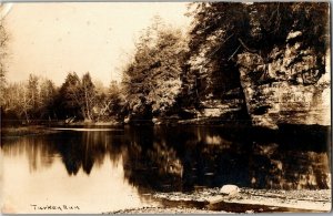 RPPC Scene at Turkey Run, Turkey Run State Park IN Vintage Postcard R37