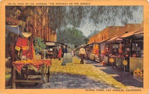 The Pathway of the Angels Olvera Street Los Angeles California  