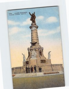 Postcard Juárez Monument Ciudad Juárez Mexico