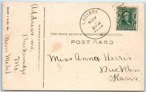 LACLEDE, Missouri  MO   FIRST M.E. CHURCH  1908  Linn County  Postcard