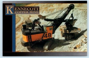 BINGHAM, Utah UT ~ Heavy Equipment KENNECOTT COPPER MINE 1994 ~ 4x6 Postcard