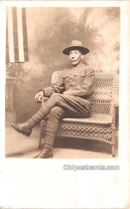 Barney Bairlow Military Real Photo Soldier Writing on back 