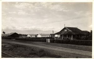 dominican republic, BARAHONA, Sugar Batey 7 Partial View (1940s) RPPC Postcard