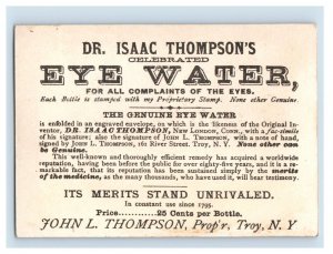 1880s-90s Dr. Isaac Thompson's Eye Water Cute Cat Set Of 5 Fab! P126