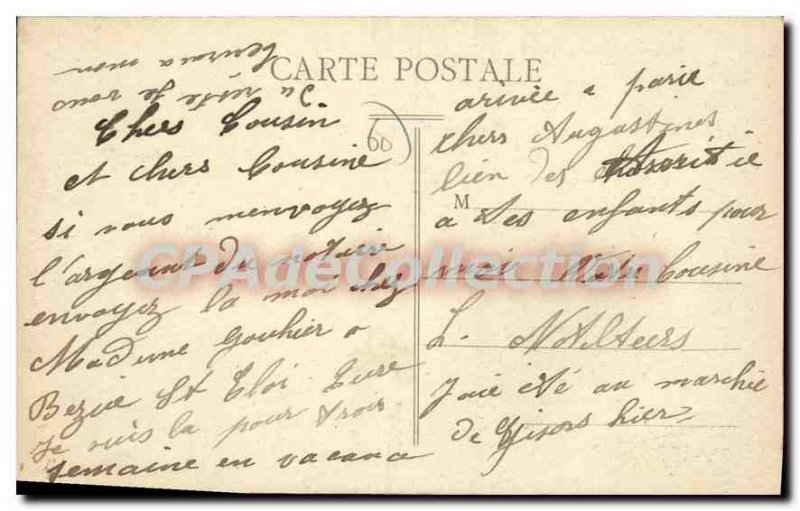 Postcard Ancient Ruins Courcelles-l?s-Gisors