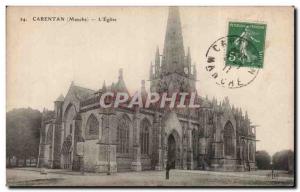 Carentan - The Church - Old Postcard