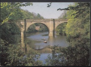 Durham Postcard - Durham, Prebends Bridge, River Wear. Posted 1990 - LC3095