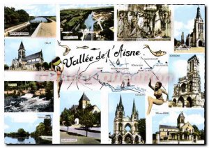 Postcard Old Aisne Valley