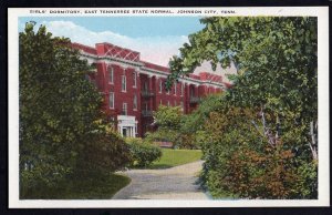 TN JOHNSON CITY Girls' Dormitory East Tennessee State Normal - White Border