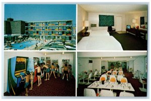 c1950's Sky View Manor Motel Restaurant Seaside Heights New Jersey NJ Postcard