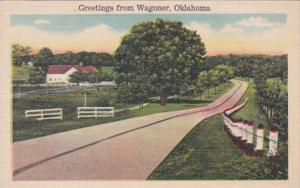 Oklahoma Greetings From Wagoner