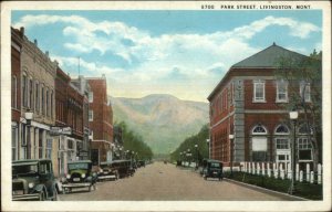 Livingston MT Park St. c1920 Postcard