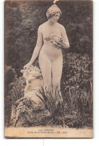 Luchon France Postcard 1907-1915 Statue de la Vallee du Lys