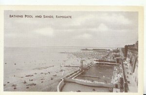 Kent Postcard - Bathing Pool and Sands - Ramsgate - Ref 19997A