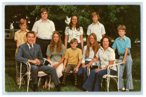 John W. Burke And His Family Re-Elect Supervisor Political Advertising Postcard