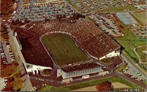 Postcard Aerial Ross-Ade Football Stadium Purdue University Lafayette Indiana