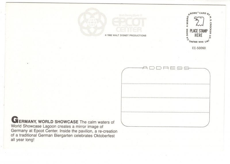 Germany Showcase, The Epcot Center, Disney World, Florida