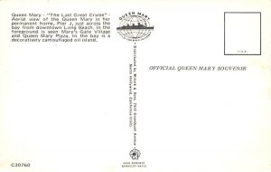 Queen Mary Long Beach California, USA Cunard Line Ship Unused 