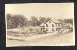 RPPC DEARBORN MICHIGAN MELO PARK SALLY JORDAN BOARDING HOUSE REAL PHOTO POSTCARD