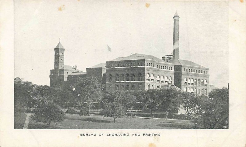 c1907 Private Postcards Famous Buildings Views by Blind CPI Washington DC P278