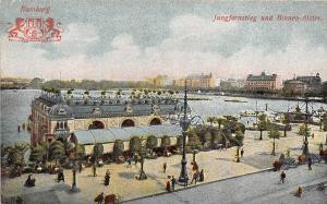 BG24718 jungfernstieg und binnen alster  hamburg   germany