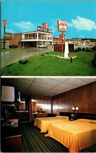 Vtg Calhoun Georgia GA Big $5 Motor Inn Motel Chrome View Postcard