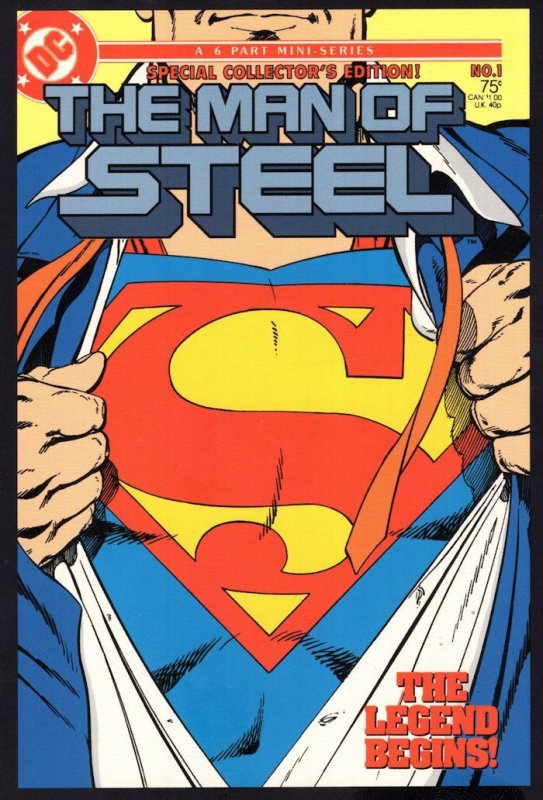 The man of steel comic books issue 1