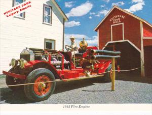 Canada Alberta Calgary 1912 Fire Engine Heritage Park