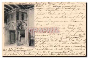 Old Postcard Bourges Steps Chapel Hotel Jacques Coeur