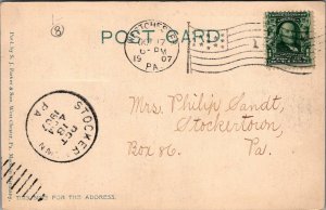 Postcard The Brandywine West Chester PA 1907