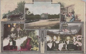 Postcard Fort Side Inn Ambler PA #2