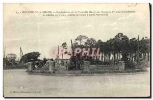 Old Postcard Mourmelon Le Grand Location De La Pyramide Canon Army