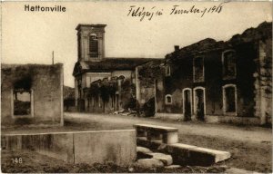 CPA Vigneulles-les-Hattonchatel - Rue - Strassenpartie - Ruines (1036973)