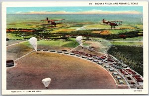 Brooks Field San Antonio Texas TX United States Military Establishment Postcard