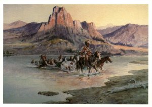 Return of the Horse Theives,Charles Russell,Western Painting