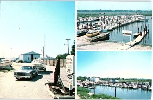 Chrome BOATS SCENE Cape May - Near Wildwood & Vineland New Jersey NJ AH9506