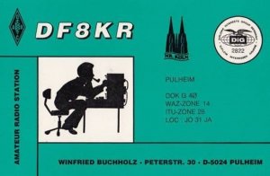 Pulheim German Amateur Radio Station QSL Postcard
