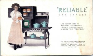 1910s Reliable Gas Ranges American Stove Company Advertising Postcard