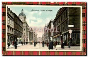 Old Postcard Buchanan Street Glasgow