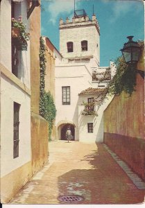 JUDAICA, Seville, Spain, Scenic Lane in Jewish Quarter, Ghetto, 1961