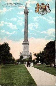 VINTAGE POSTCARD BROCK's MONUMENT QUEENSTON HEIGHTS CANADA c. 1920s