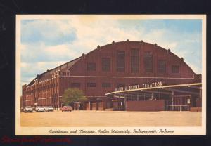 INDIANAPOLIS INDIANA BUTLER UNIVERSITY BASKETBALL STADIUM VINTAGE POSTCARD